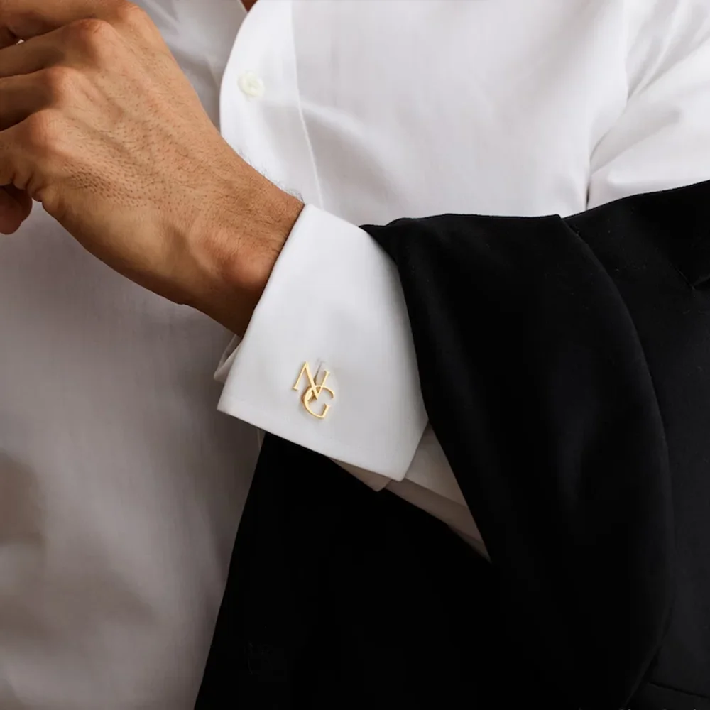 أزرار أكمام زفاف العريس المخصصة، هدية رفقاء العريس، مجوهرات شخصية من الفولاذ المقاوم للصدأ، هدية الزوج، هدية عيد الأب