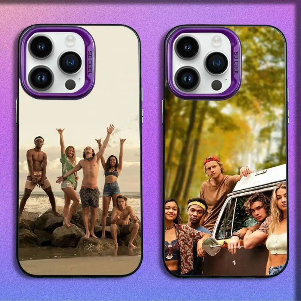 

O-Outer TV B-Banks Drama Phone Case For iPhone 17,16,15,14,13,12,11,Pro,Max,Plus,E,SE4,Air,Mini Purple IMD Box