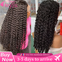 Heyju Wig Burmese Curly 13x6 Hd Lace Front Human Hair Wig 250 Density 13x4 Lace Deep Wave Wigs Water Wave Wig For Women