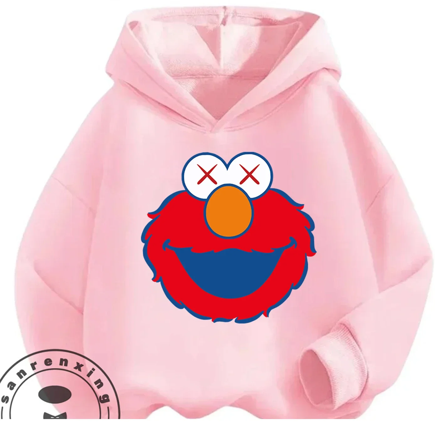 

Sesame Street Fashion Hoodie 3-14Y Boys Girls Autumn Winter Cute Kawaii Cartoon Street Hot Outdoor Casual Cozy Warm Trendy