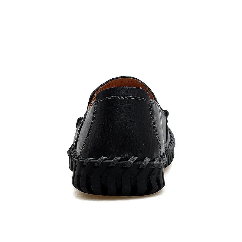 High Quality Men Casual Shoes Light Non-slip Mens Driving Shoes Loafers Leather Shoes Comfortable Men Shoe image 3