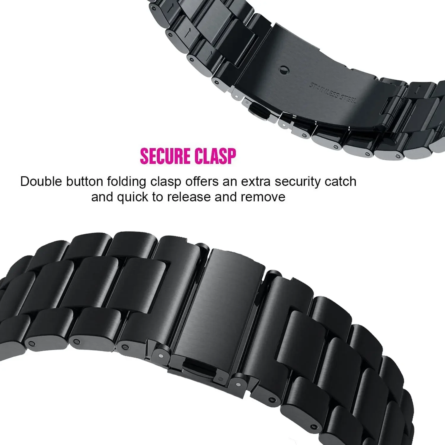 Stainless Steel Watchband for Amazfit T-REX 3 Smart Watch Strap for Amazfit T Rex 3 Metal Bracelet for amazfit t-rex 3 Wristband