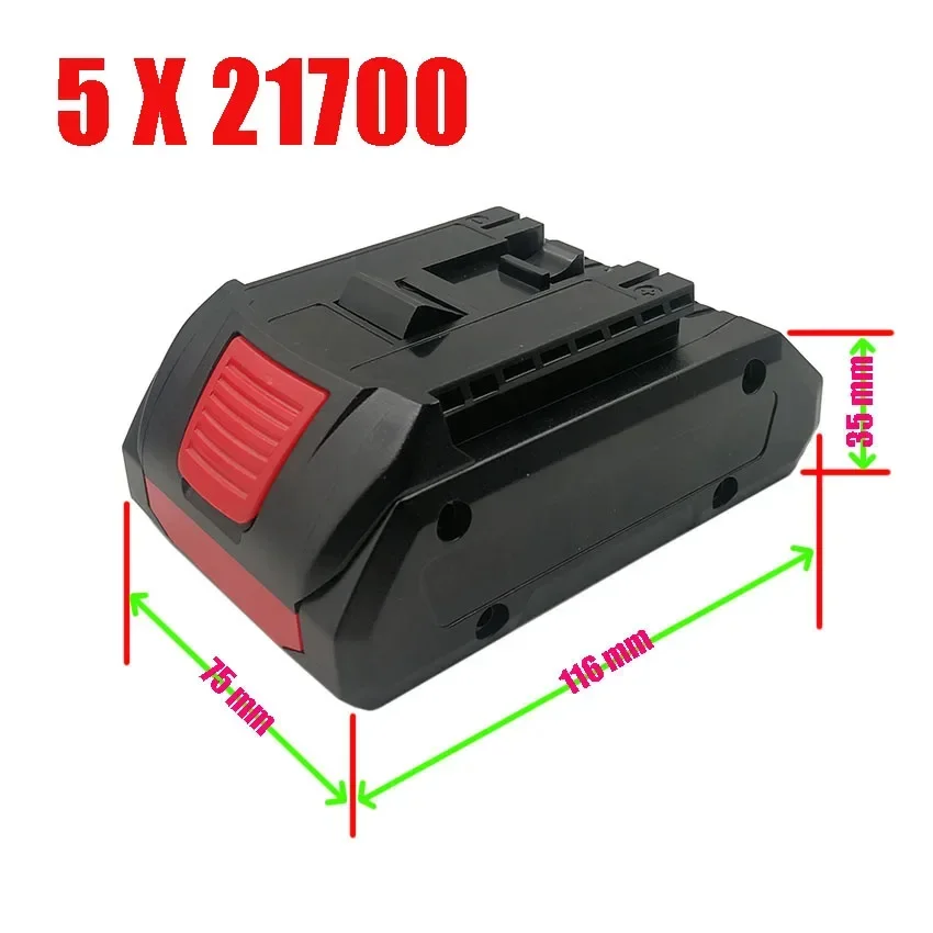 21700 BAT618 Li-ion Battery Plastic Case PCB Charging Protection Circuit Board Shell For Bosch 18V BAT610 BAT609 BAT618G BOX