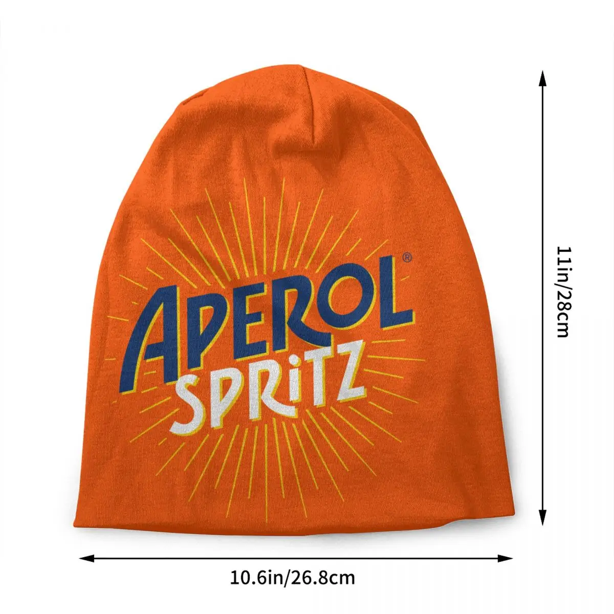 Custom Aperols Spritz Bonnet Hat Knitting Hat Men Women Hip Hop Unisex Winter Warm Beanies Cap