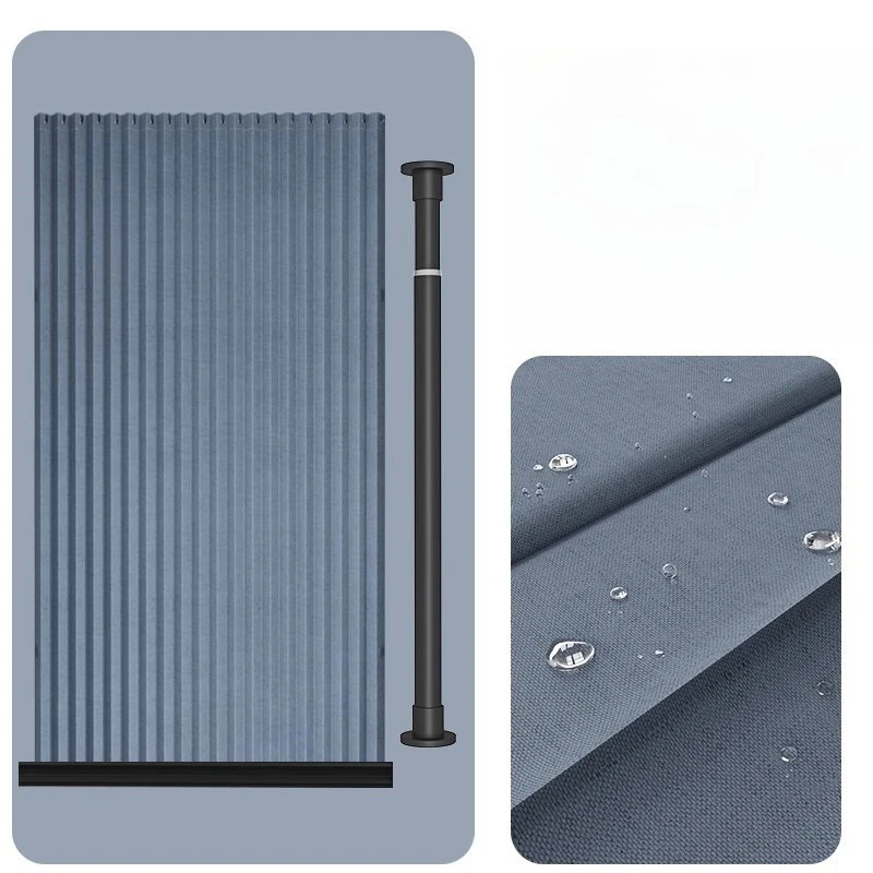 

Bathroom bathroom partition hanging curtain