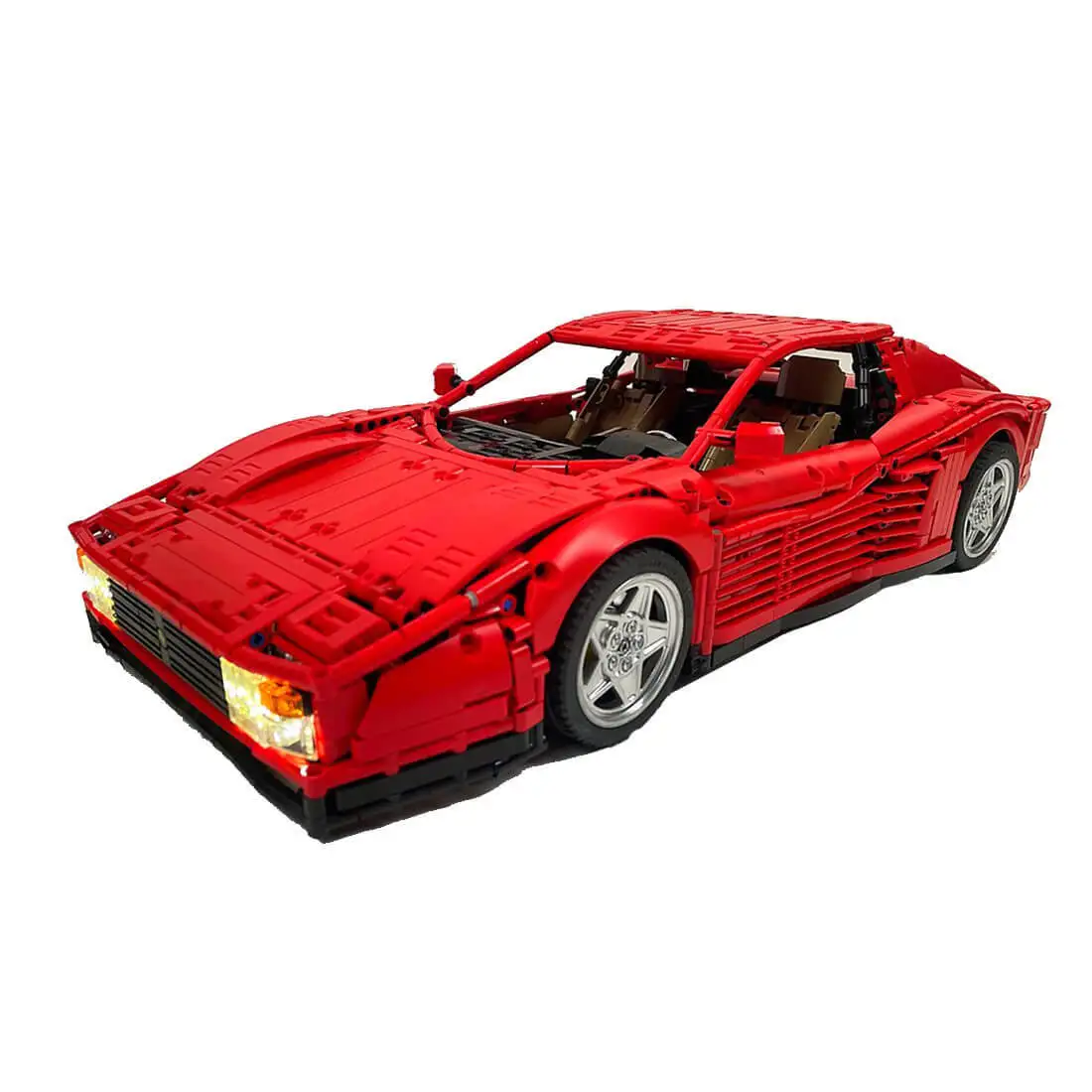 

Custom Moc-98925 Iconic Supercar with Power Functions and Interior 3738 Parts