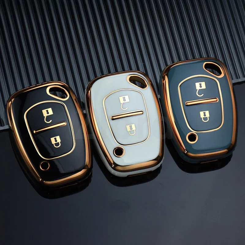 NEW TPU 2Buttons Car Remote Key Case Cover Shell For Renault Movano Trafic Kangoo Vauxhall Opel Vivaro Protector Fob Accessories