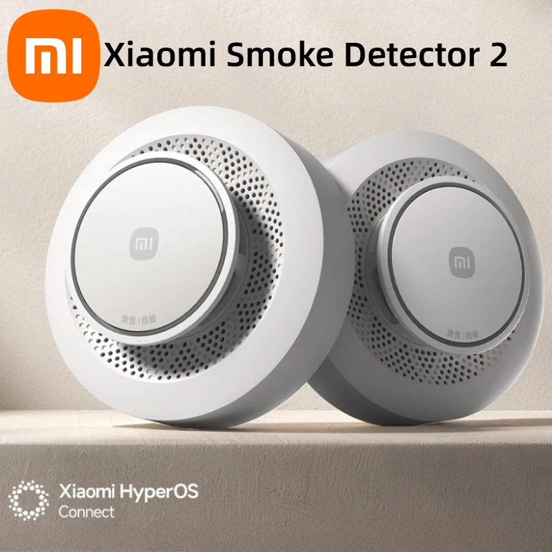 Xiaomi Smoke Detector 2 Honeywell Sensor Fire Alarm Audible&Visual Alarm Work With Bluetooth-compatible Gateway Smart Remote APP