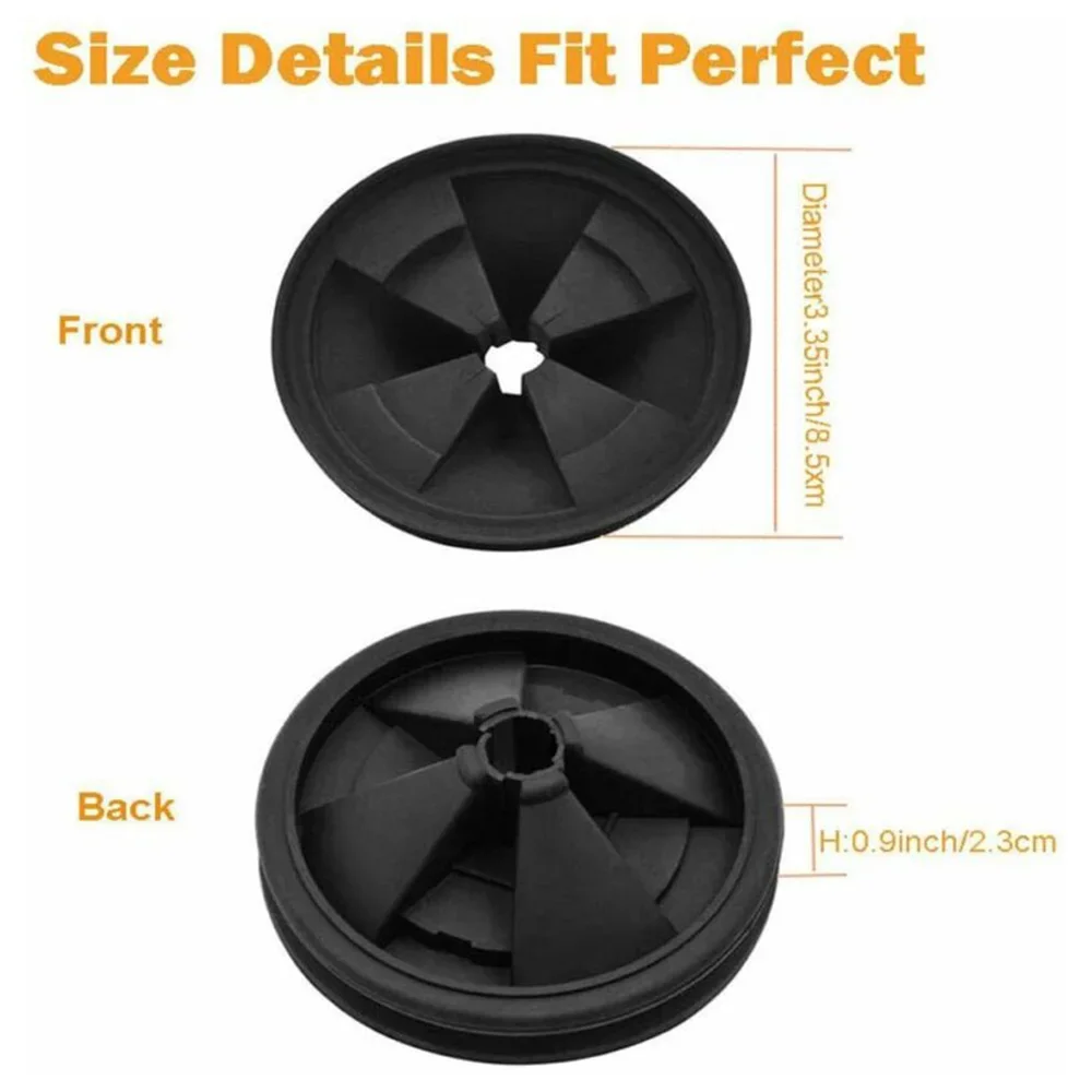 

1PCS InSinkErator Garbage Disposal Splash Guard Black Rubber Removable Antimicrobial Splash Guard Disposal Noise Reduction Tools