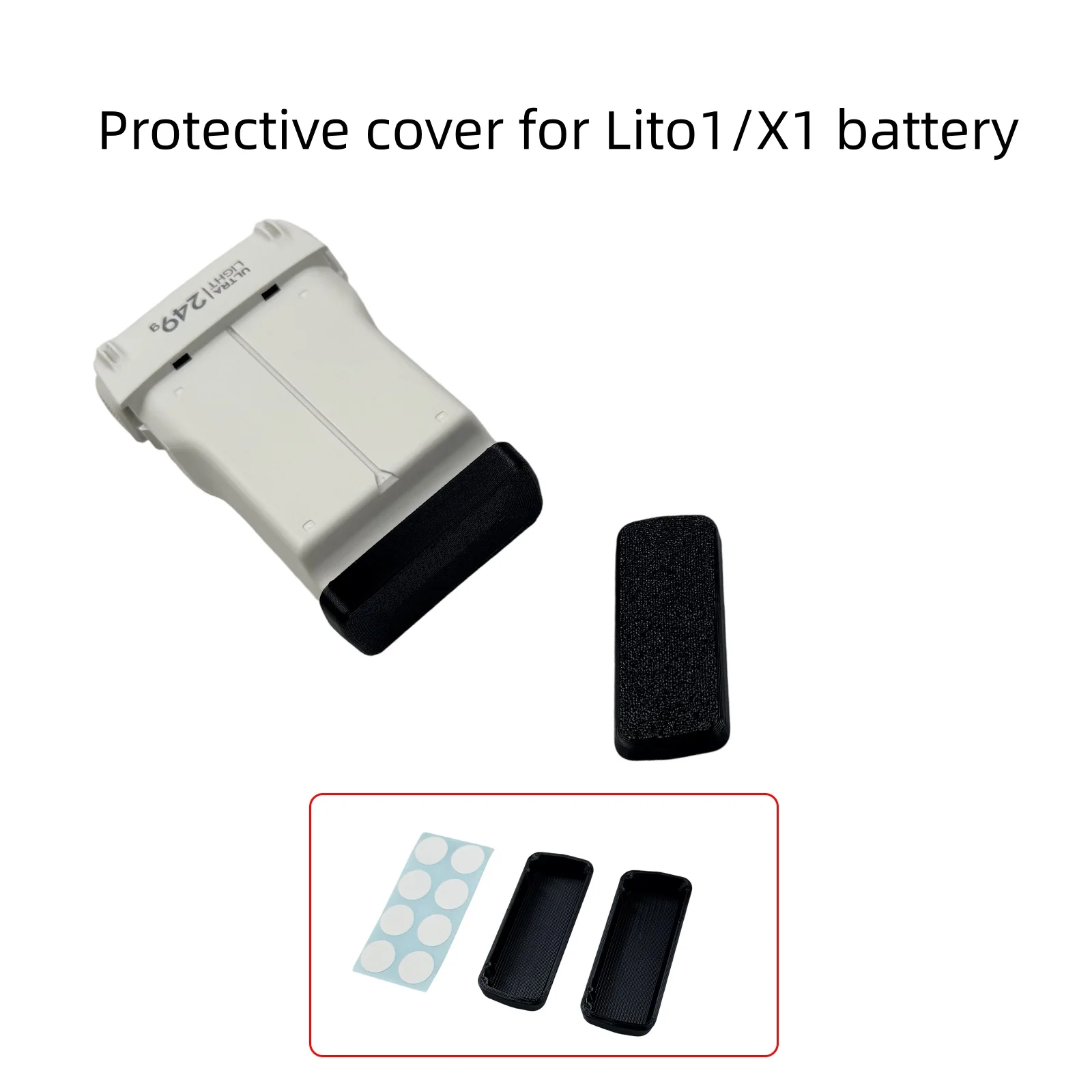 

for Lito X1 Dust Cover for DJI Lito 1 Battery Moisture-proof Short-circuit-proof Protective Cap