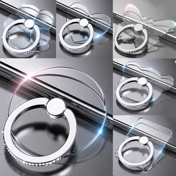 Průhledný držák na prsten pro mobilní telefon s otočením o 360 °, průhledný stojánek s uchopením pro prsty, kompatibilní s iPhone, Xiaomi a pouzdrem na telefon 10 nejlepší prodej telefon zvoní - №2