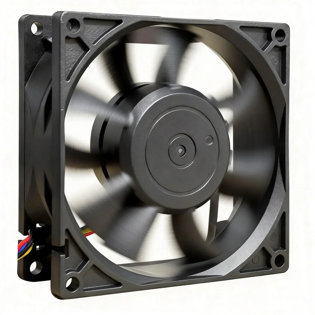 Ventilador de Resfriamento para PC JUMPEAK 12V com Dois Rolamentos de Esferas 9025 90mm PWM 4PIN 4000RPM de Alta Velocidade para Gabinete de Servidor de Computador e Cooler de CPU