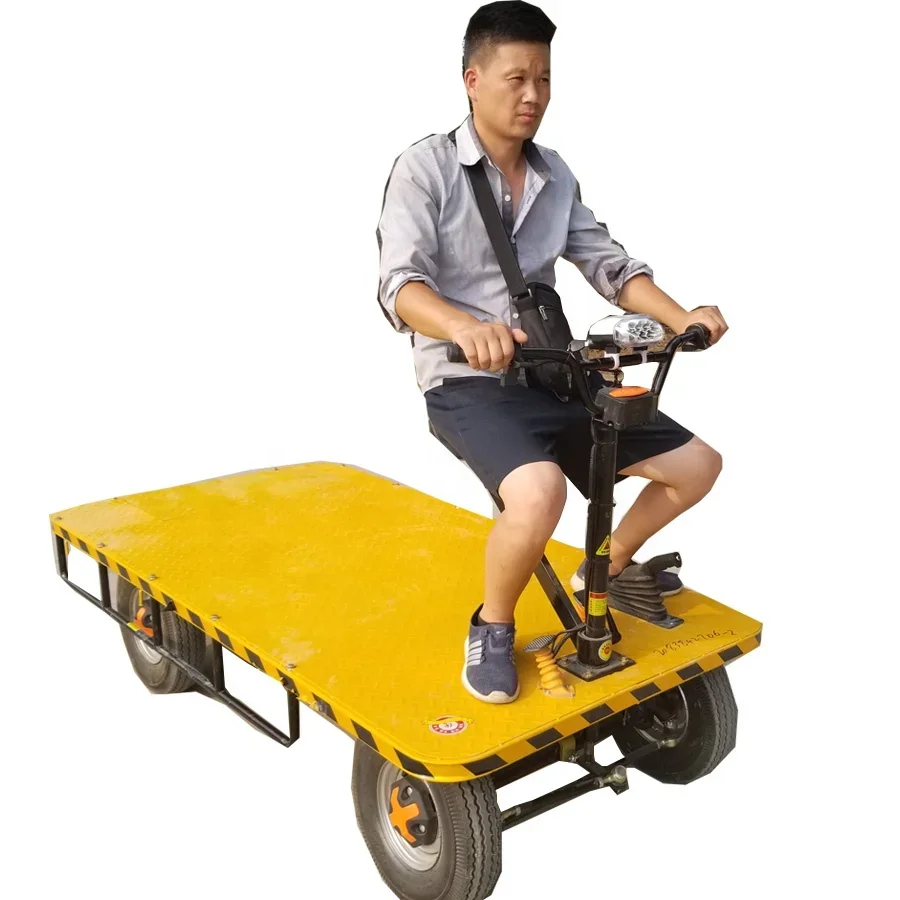 Bulk sales in industrial parks 1000kg with guardrail electric trolley cart puller