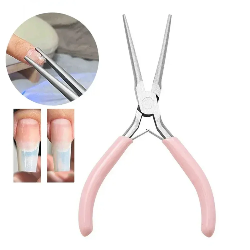 1 Pcs Acrylic Nail Shaping C Curve Pinching Tool Multifunction Pliers