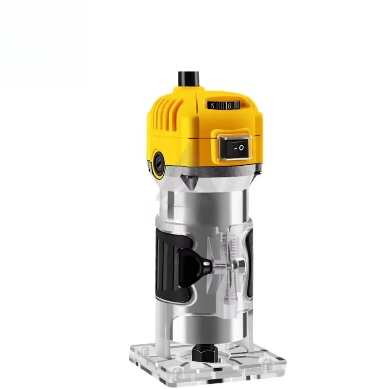 220V High Power Wood Edge Trimmer 1300W Variable Speed Trimmer Aluminum Handheld Router