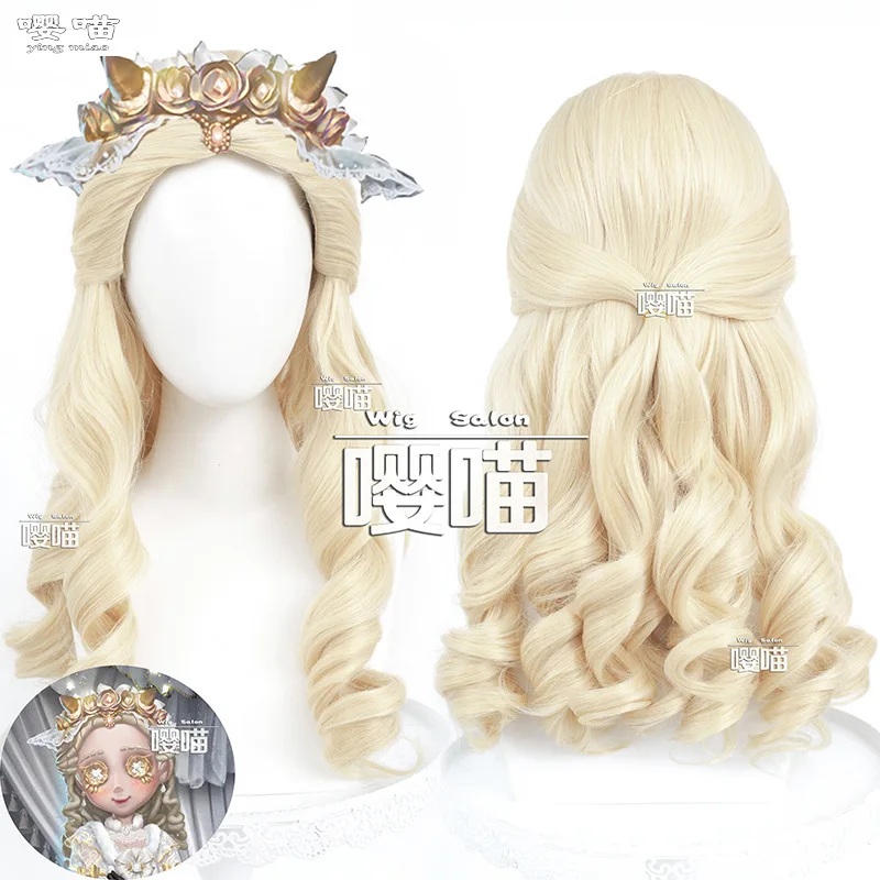 

Game Identity V Маленькая Девушка Алиса Дросс Косплей Парик 50 СМ Блондинка Термостойкие Синтетические Волосы Аниме Косплей Маленькая Девушка Парики