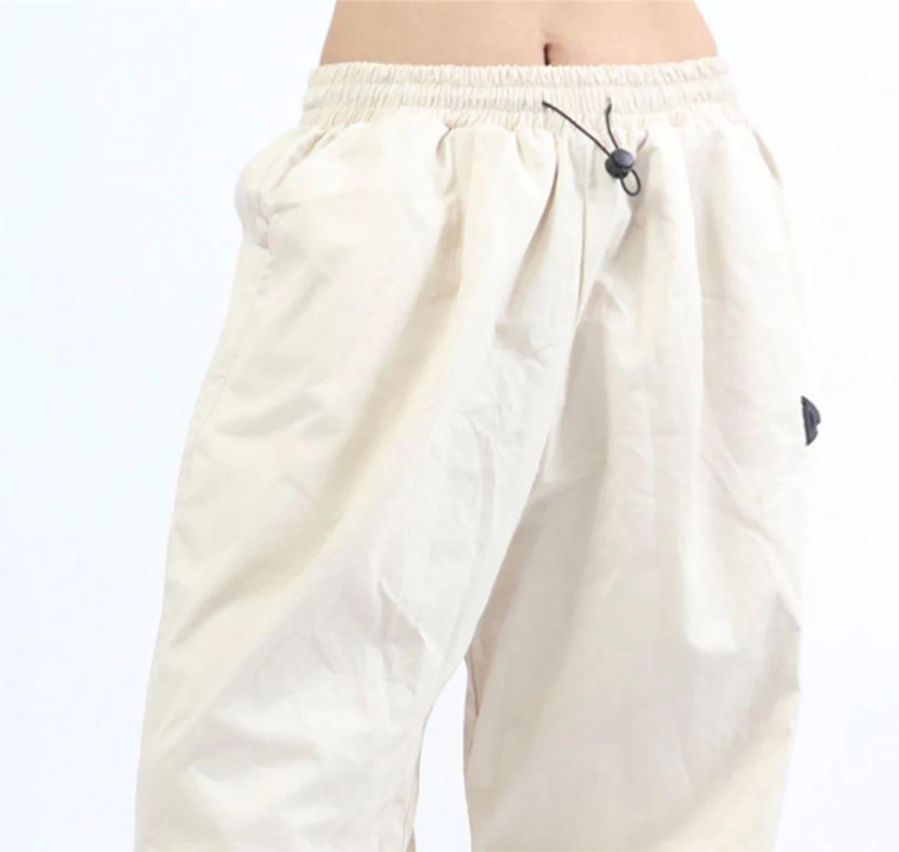 Y2k Oversized Cargo Parachute Pants Vintage Wide Leg Joggers Hippie Baggy Sweatpants Women Casual High Waist Straight Trousers