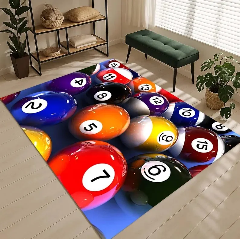 Tapis de billard coloré, paillasson à motifs pour Table de billard, imprimé léopard rose, personnalisé, pour chambre à coucher, chevet, canapé