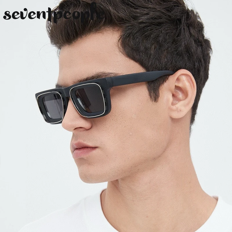 Super Vision Square Sunglasses Men 2026 Luxury Brand Designer Fashion Rectangle Sun Glasses For Women New In Rectangular Shades