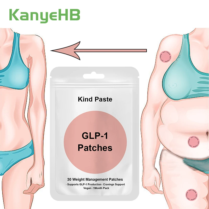 30Pcs=1Bag Fat Burning Patches Tighten Belly Slimming Management Patches Body Shaping Appetite Control Enhance Metabolise W052