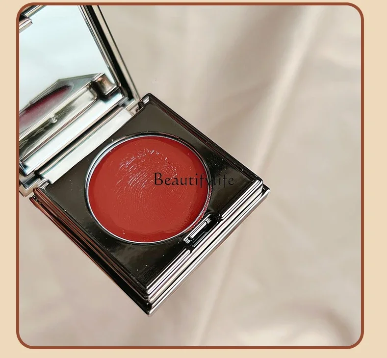 

Soft Glutinous Bean Paste Rose Lipstick Matte Finish Waterproof Colorfast White Lip and Cheek Multi-Purpose Cream