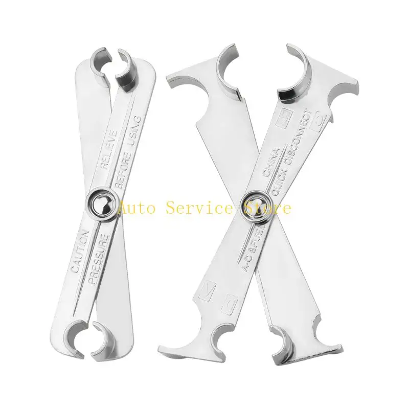 

462A High Strength Automotive Air Conditioning Pipe Separator Tool 2Pieces Set Fuels Line Disconnect Tool For Professional