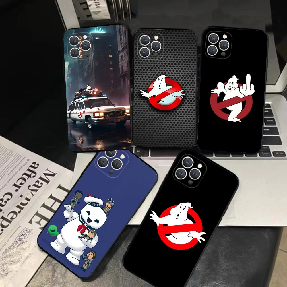 1pcFunny Movie G-Ghostbusters Phone Case Silicone Soft For IPhone 16 15 14 13 12 11 Plus Pro Max Plus