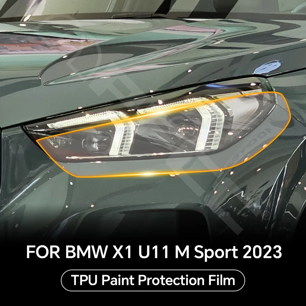 

Headlight Rearview Anti-Scratch TPU Protection Film For BMW X1 U11 M Sport 2023-2025 Clear Bra Pre-cut PPF Resistant Invisible
