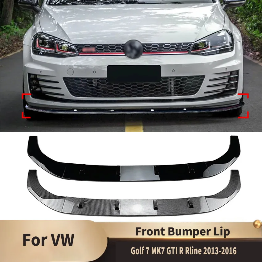 

Передний бампер для VW Golf 7 MK7 GTI R Rline 2013-2016, сплиттер для губ, диффузор, комплект для тела, спойлер, защитный чехол, автомобильный аксессуар