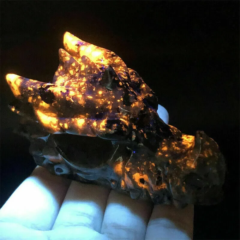 

Natural Flame Stone Hand- Engrave Bibcock Quartz Crystal Mineral Specimen Reiki Spiritual Healing Energy Meditation Gem