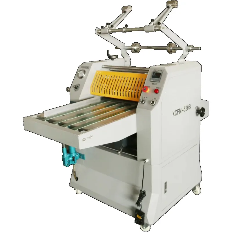 XCFM520B Belt Feeding 520mm Hydraulic Bopp Film Laminating Machine