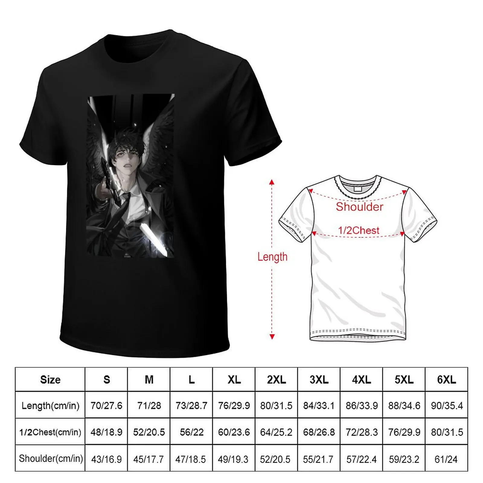 Kim Dokja Wiewpoint T-Shirt Big and Tall Solid Color T-Shirt
