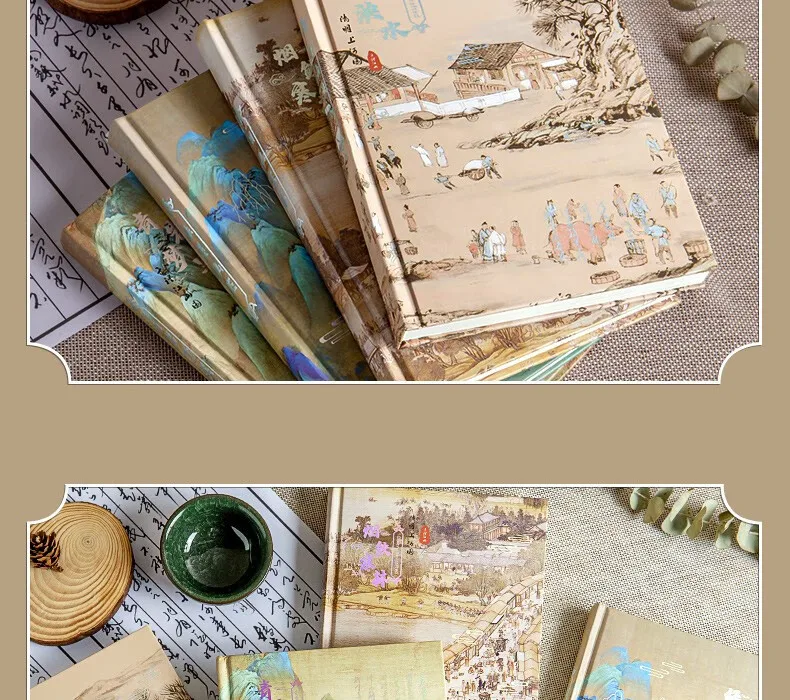 Notizbuch im antiken chinesischen Stil, handgebunden, kreatives Premium-China-Chic-Tagebuch, ästhetisches A5-Tagebuch, exquisites Design, einzigartiges Geschenk – Detail 18