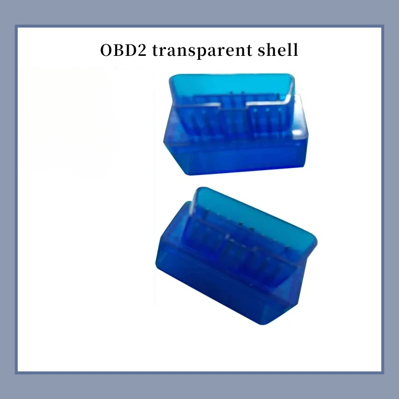 

Прозрачный чехол OBD2 для Bluetooth-адаптера ELM327 Корпус GPS-сканера