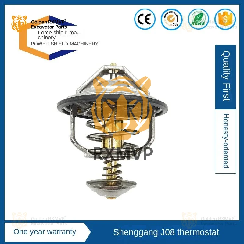 For Kobelco 330 350-8 Super 8 Hino J08e Engine Thermostat Thermostat Excavator Parts