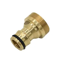 Wxrwxy Faucet Connector M 24 Threaded Brass Connector Water Gun Accessories M 22 Faucet Adapter Tooth Pitch 1 mm 2Pcs