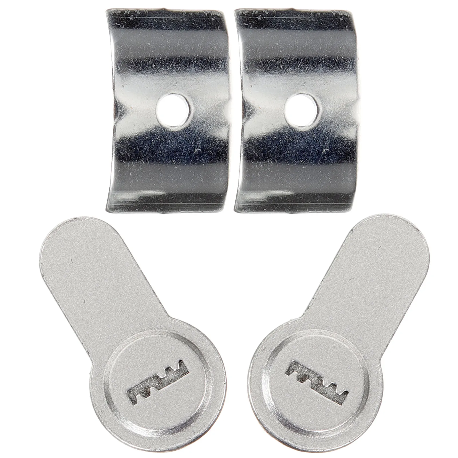 

2 Sets Lock Fake Fixing 35-50Mm Metal False Security Lock Plate Indoor Conference Hall Replacement Faux Strike Plate Durable