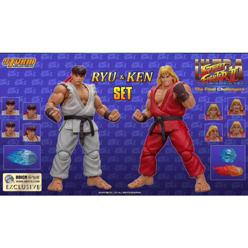 Storm Toys Oryginalny Zestaw Street Fighter 2 Long & Ken w Skali 1/12 Edycja Limitowana RYU & KEN Figurka Mobilna Model Zabawka Ręcznie Robiona Prezent Dostępny od Ręki