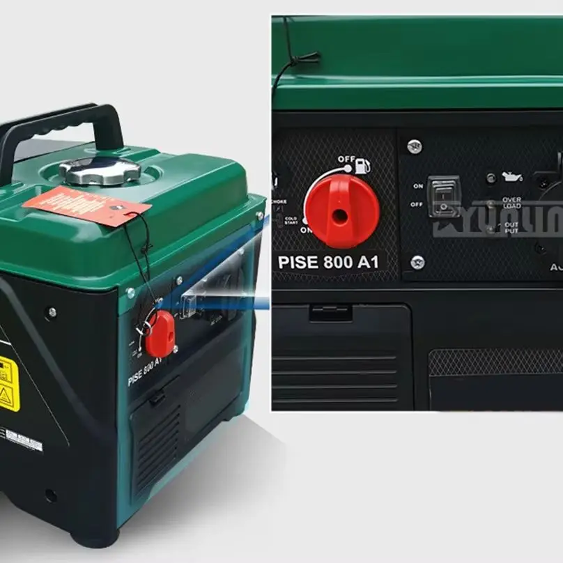 Inverter generator 0.8KW home RV outdoor generator 220V silent frequency conversion