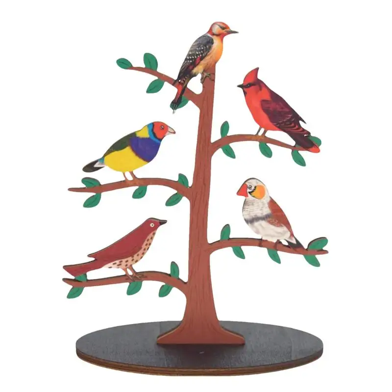 

Wooden Birds Decor Funny Wood Sculptures Home Decor Wood Bird Figurine Innovative Home Wooden Ornaments Table Decor Accessory