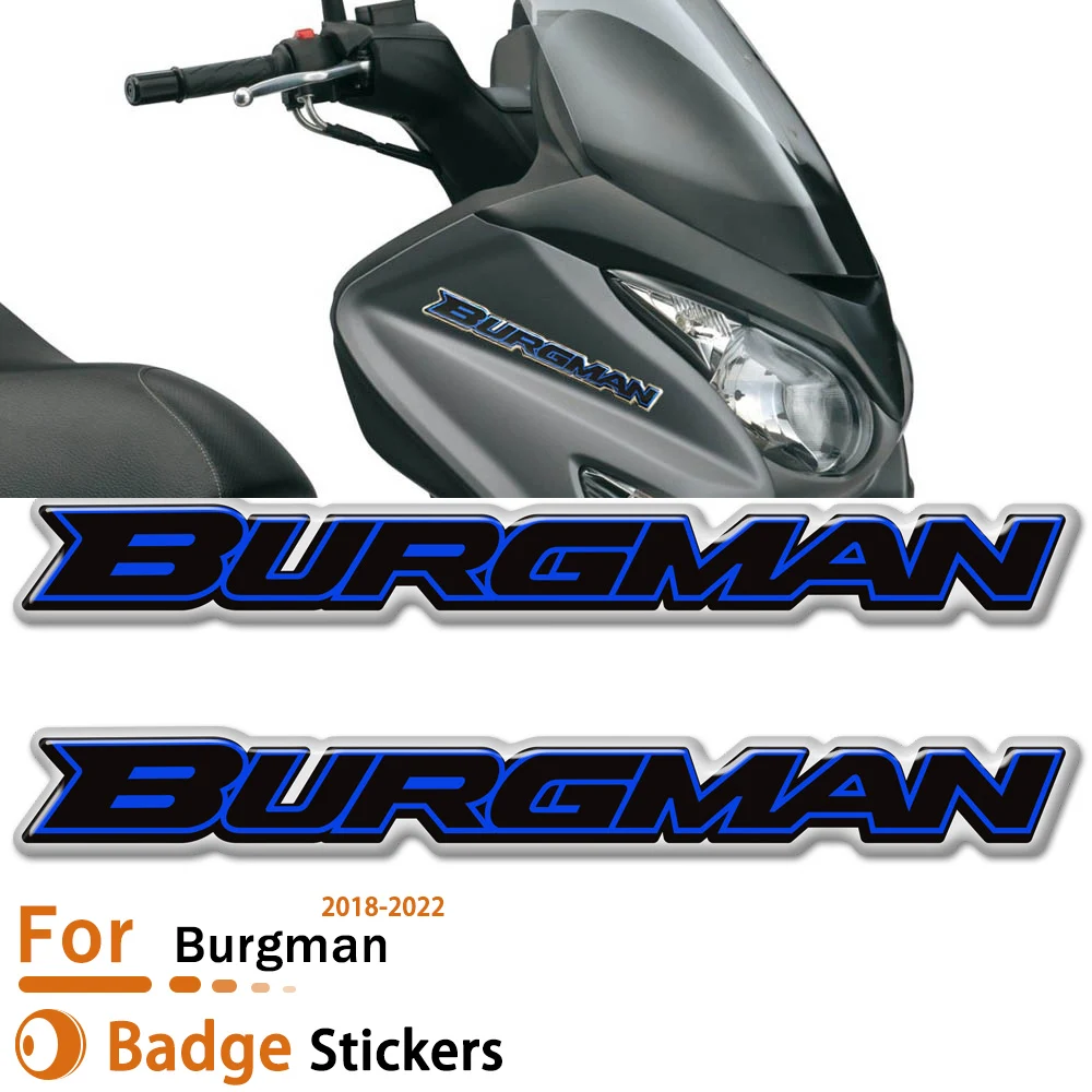 

Motorcycle For Burgman 125 200 400 650 Scooter Stickers Emblem Badge Logo Decals Tank Pad 2018 2019 2020 2021 2022
