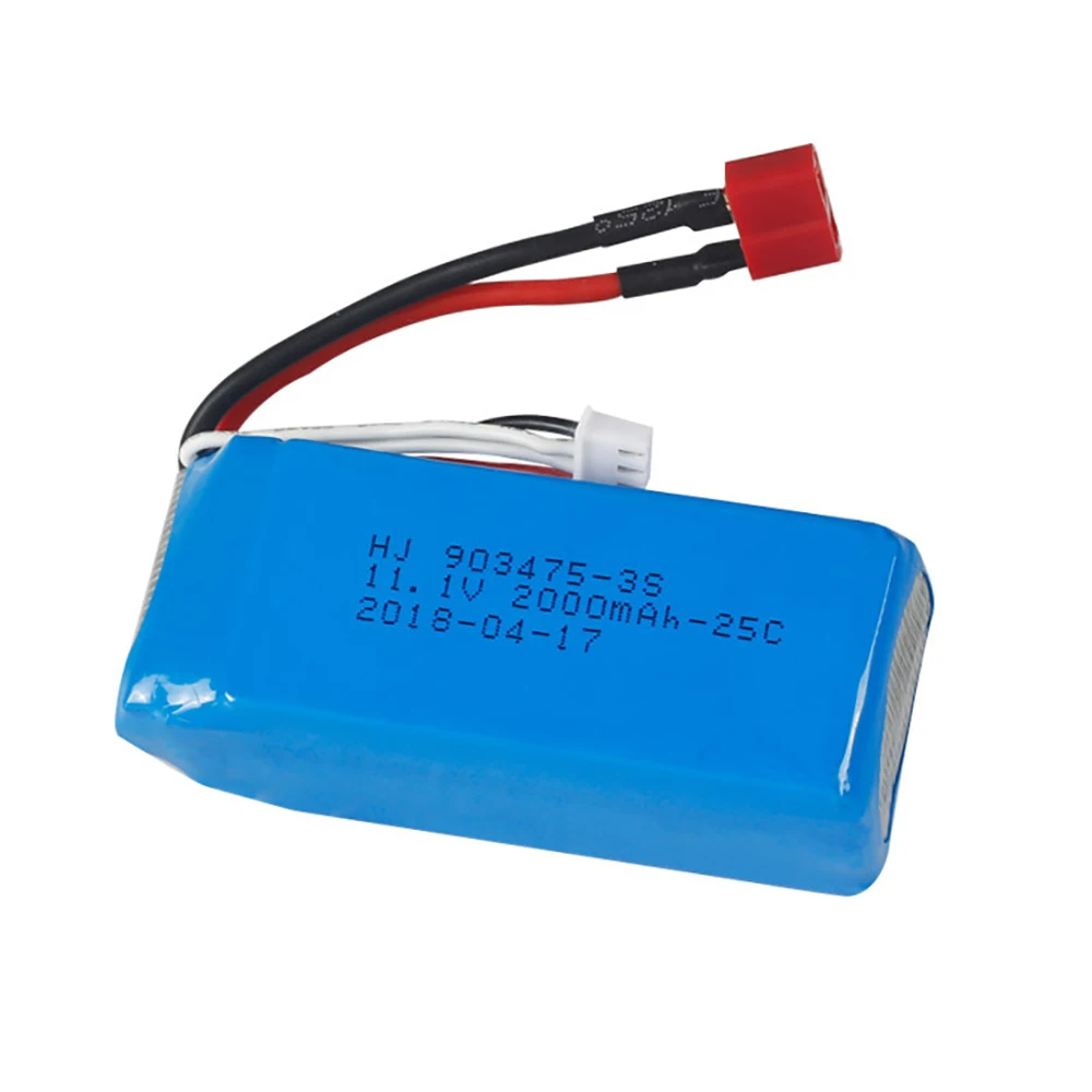 Batteria Lipo 3s 11.1 V 2000mAh batteria ai polimeri di litio per FT012 telecomando Speed Boat pezzi di ricambio 11.1 v accessori per barche spina a