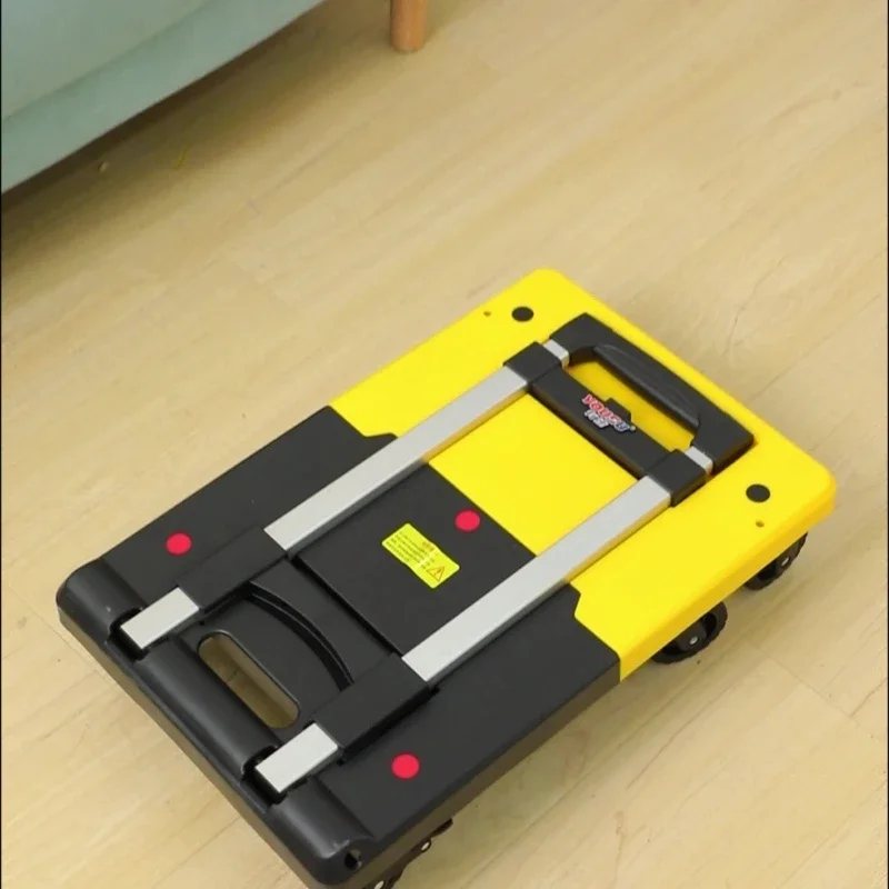 Remorque à Main Pliante pour Ménage, Chariot de Courses, Bagages Express