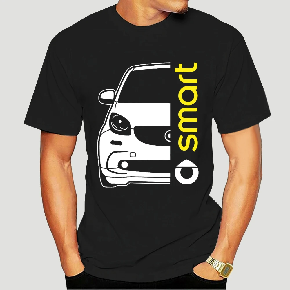 

Smart ForTwo 453 Car Auto T-shirt Men T Shirt Graphic Tee Short Sleeve Tops 4524X