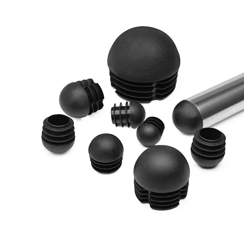 16Pcs Plastic Round Pipe Plug Tube End Caps 13-38mm Non-Slip Chair Leg Foot Dust Cover Floor Protector Pad Furniture Accessories