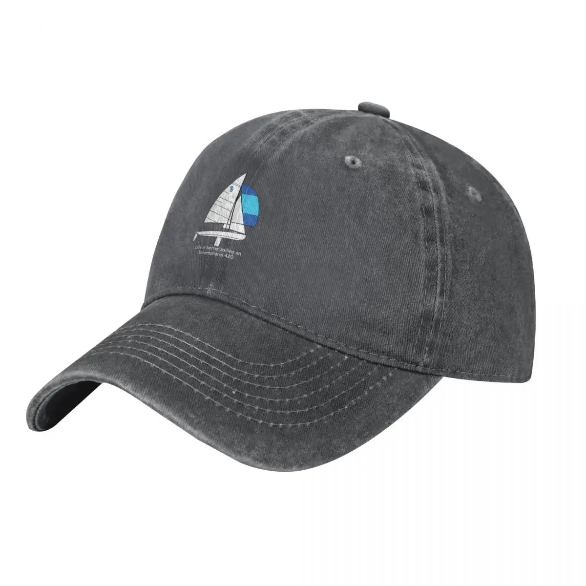 

International 420 - Life is better sailing an International 420 Baseball Cap Hat Man Luxury Hat men Girl Men's