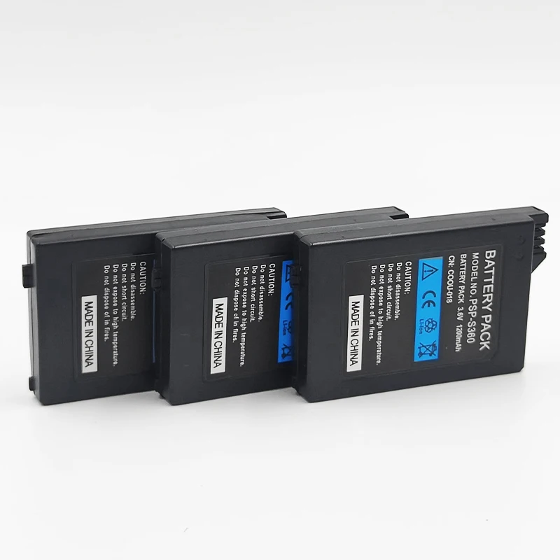 1200mAh 3.6V Rechargeable Lithium Ion Battery Pack for Sony PSP2000 PSP3000 PSP-S110 Console Gamepad Replacement Batteries