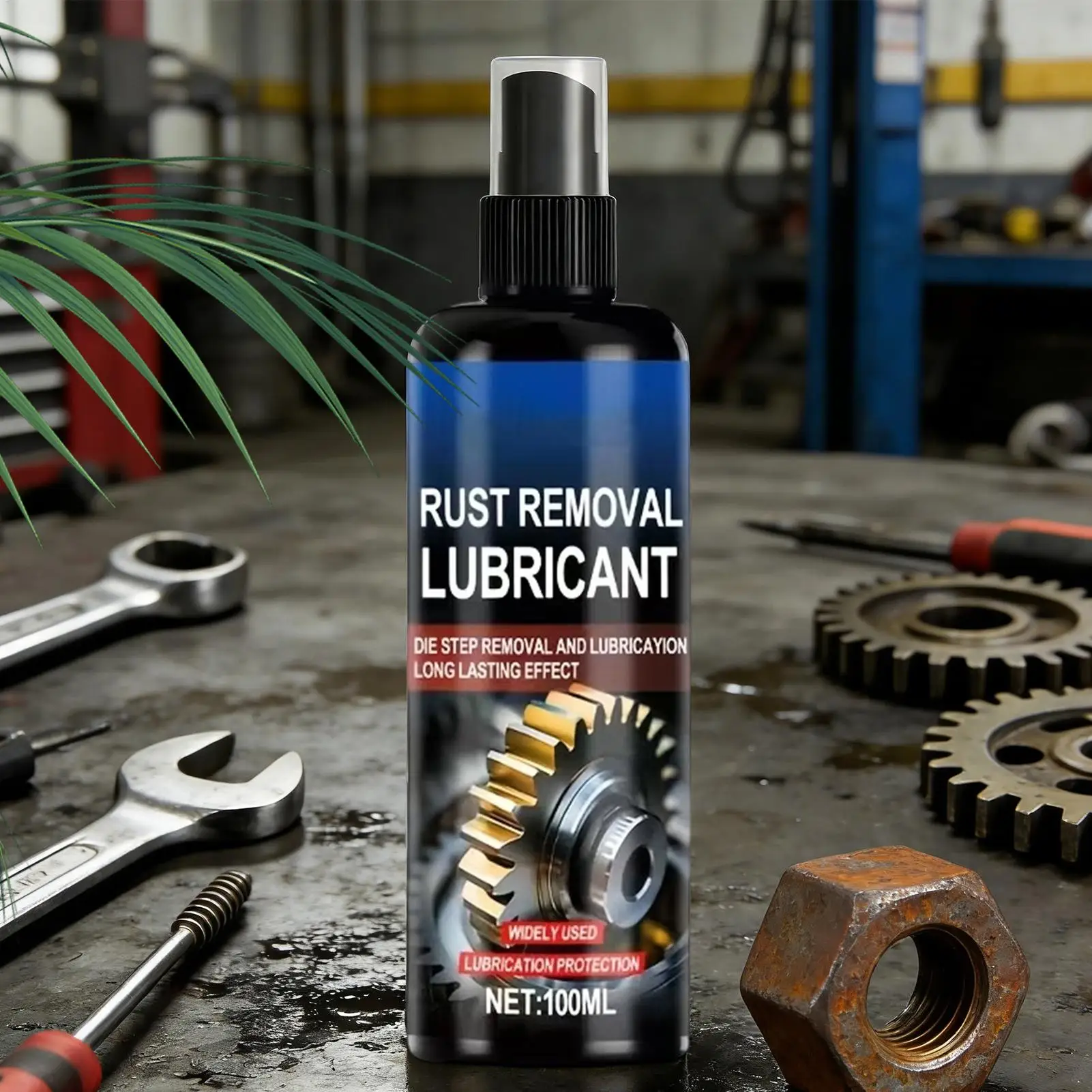 100ml Car Metal Rust Remover Precise Misting Lubricating Rust Remover Spray For Equipment Maintenance Hinges Chassis Bolts