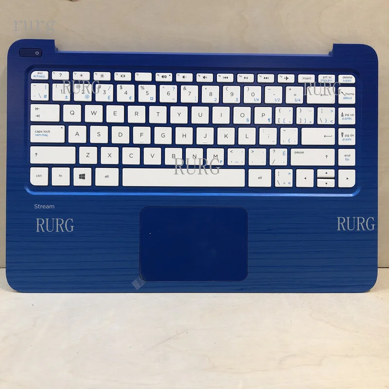 r-pour-hp-stream-pc-13-c-ensemble-clavier-pave-tactile-bouton-d'alimentation-et-repose-main