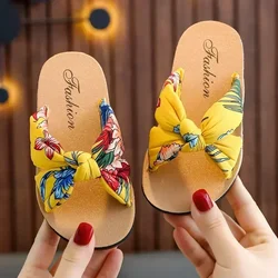 Girls Slippers Children's Fashion Soft Sole Princess Shoes Kids  New Summer Sandals Flat Shoes Baby Girls Shoes